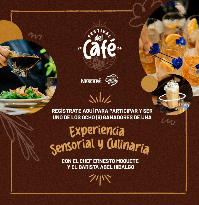 Festival del café, cover experiencia sensorial y culinaria desktop