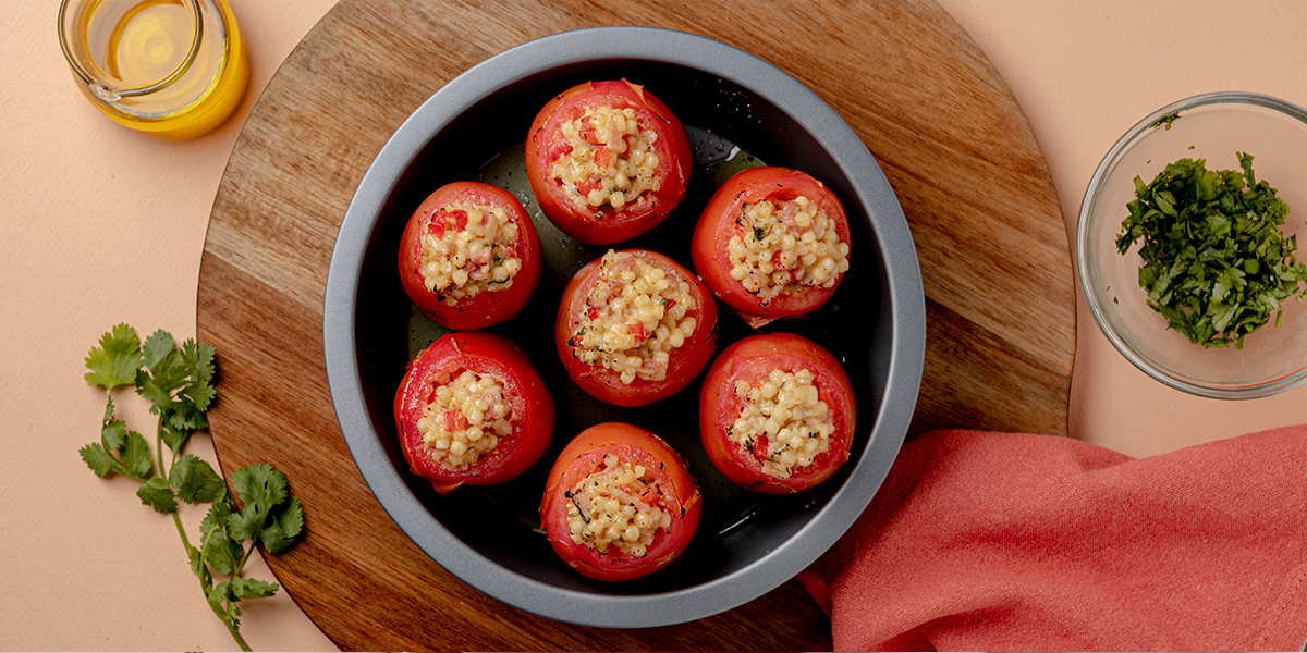 TOMATES RELLENOS CON COUSCOUS