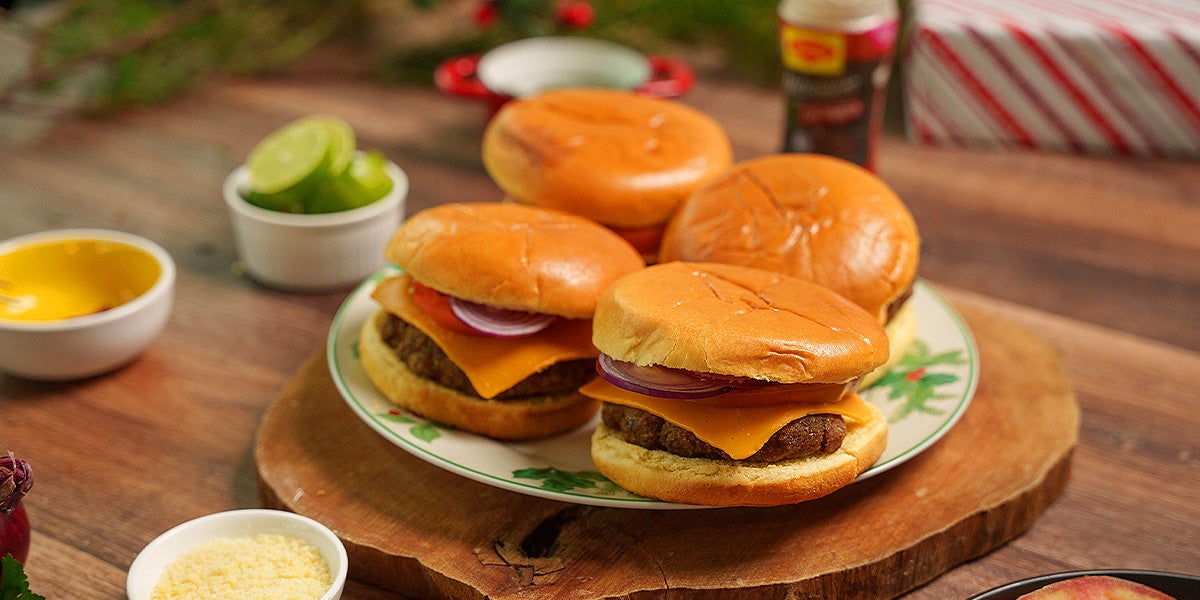 Hamburguesa de Pavo en la Freidora de Aire