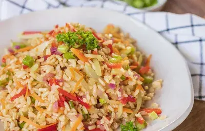 Arroz Integral con vegetales