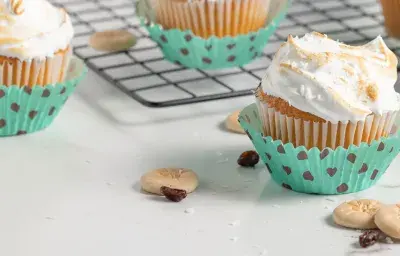 CUPCAKES RELLENOS DE HABICHUELAS CON DULCE