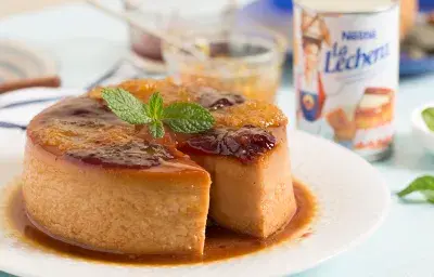 Flan de Habichuelas con Dulce