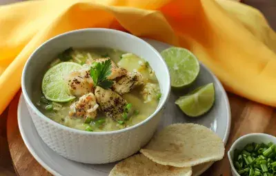 SOPA DE POLLO Y FIDEO CON PESCADO