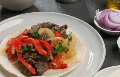 Fajita de res