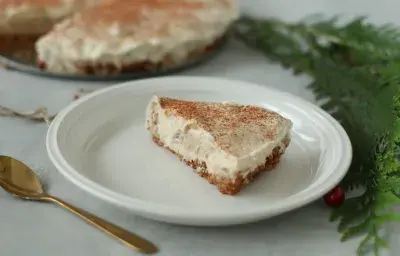 Crema de Manzana con Base de Galletas