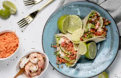 Tacos de Camarones Picante