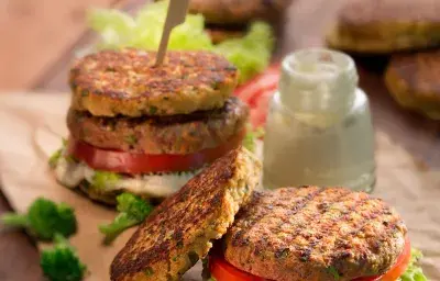 Hamburguesa con Pan de Avena