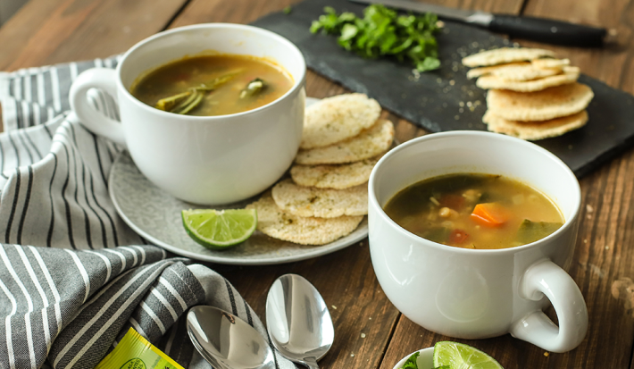 Sopa de Garbanzos con Espinacas