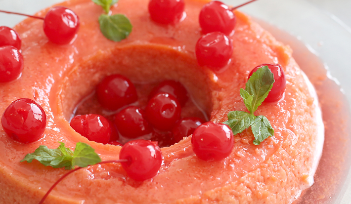 Flan de Cherries