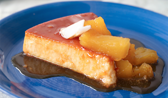 Flan de Coco y Piña