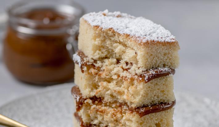 Pudín Relleno de Dulce de Leche