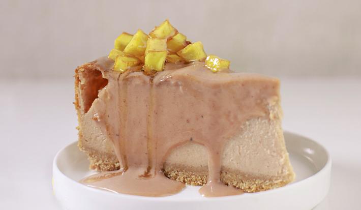 Cheesecake de Habichuelas con Dulce