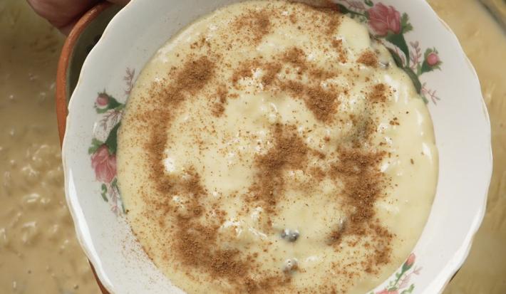 Arroz con leche y majarete