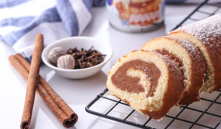 Brazo Gitano Relleno de Habichuelas con Dulce