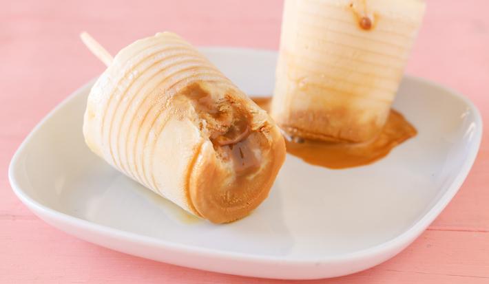 Helado Relleno De Dulce De Leche