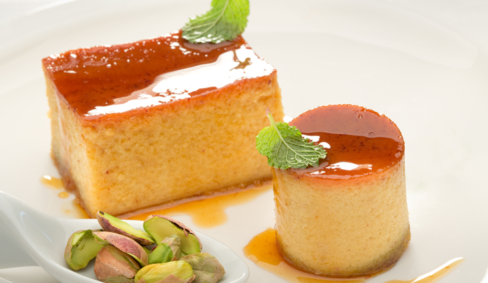 Flan de Pistacho