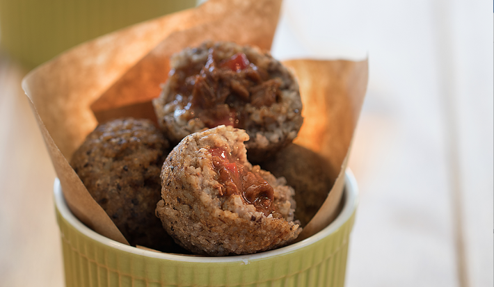 Croquetas de Arroz Rellenas de Ossobuco