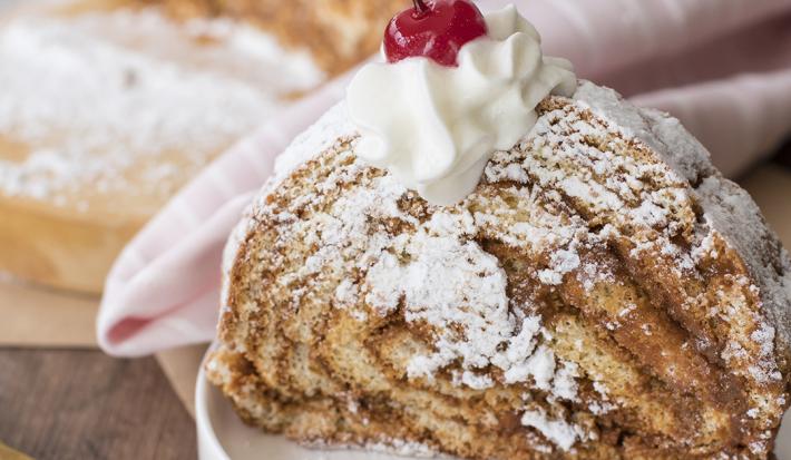 BRAZO GITANO RELLENO DE DULCE DE LECHE