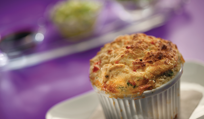 Soufflé de Pollo y Brócoli