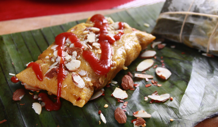 Pasteles en Hoja Rellenos de Carne