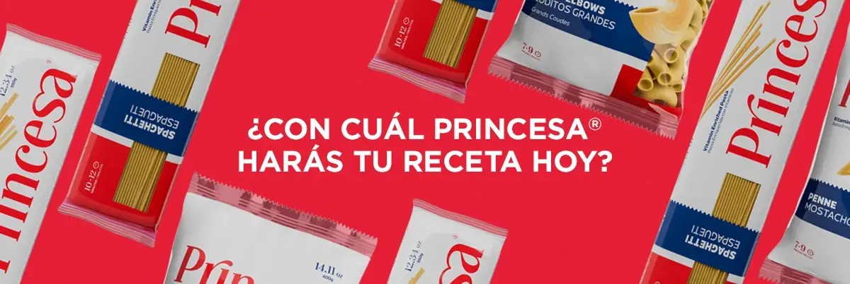 ¿Con cuál princesa® harás tu receta hoy?