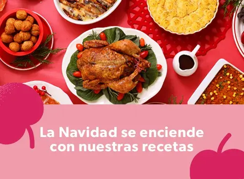 Banner Navidad La Navidad se enciende con nuestras recetas.