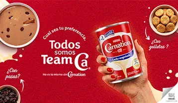 Carnation Banner Todos somo team Carnation Banner